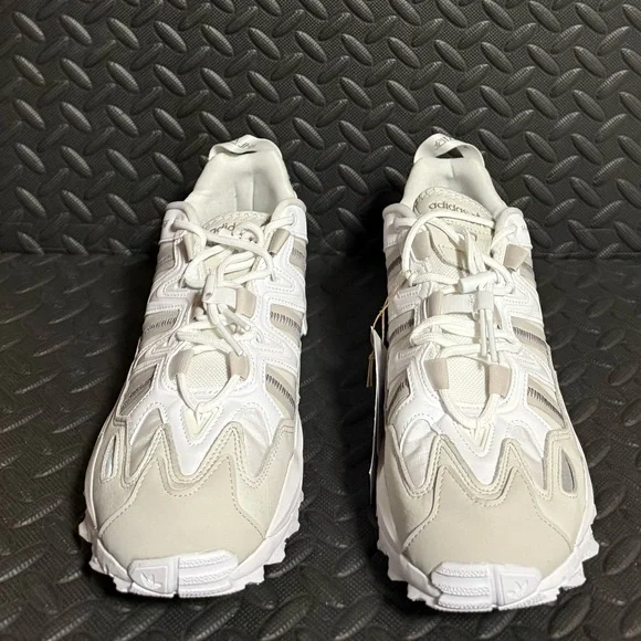 New Adidas Originals Hyperturf Cloud White Silver Shoes Mens‎ Size 10.5 - Picture 4 of 6